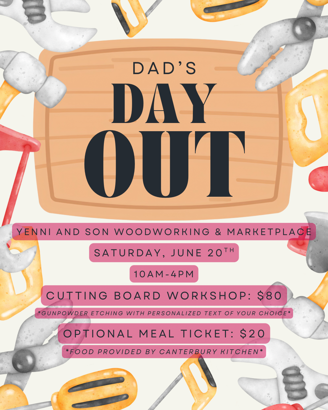 Dad’s Day Out Meal Ticket